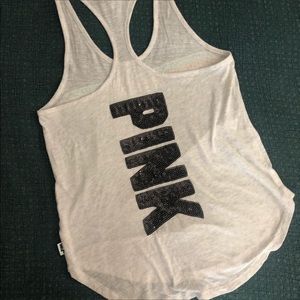 (3) VS Pink Sequin top